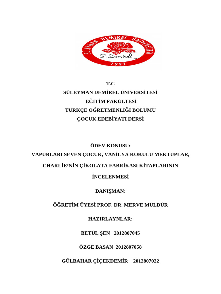 çocuk Edebiyatı Kitap Incelemesi Pdf