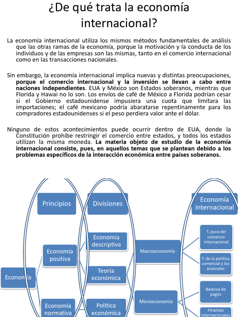 Economía Internacional: Conceptos Clave | PDF | El comercio ...