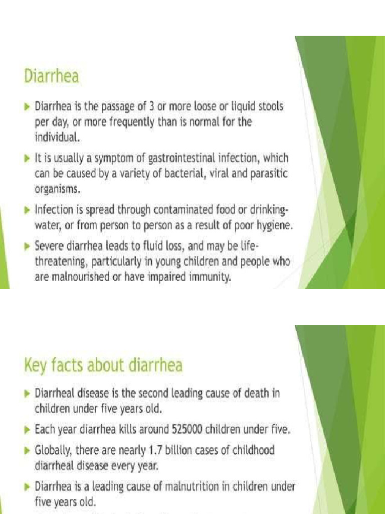 Diarrhoea | PDF