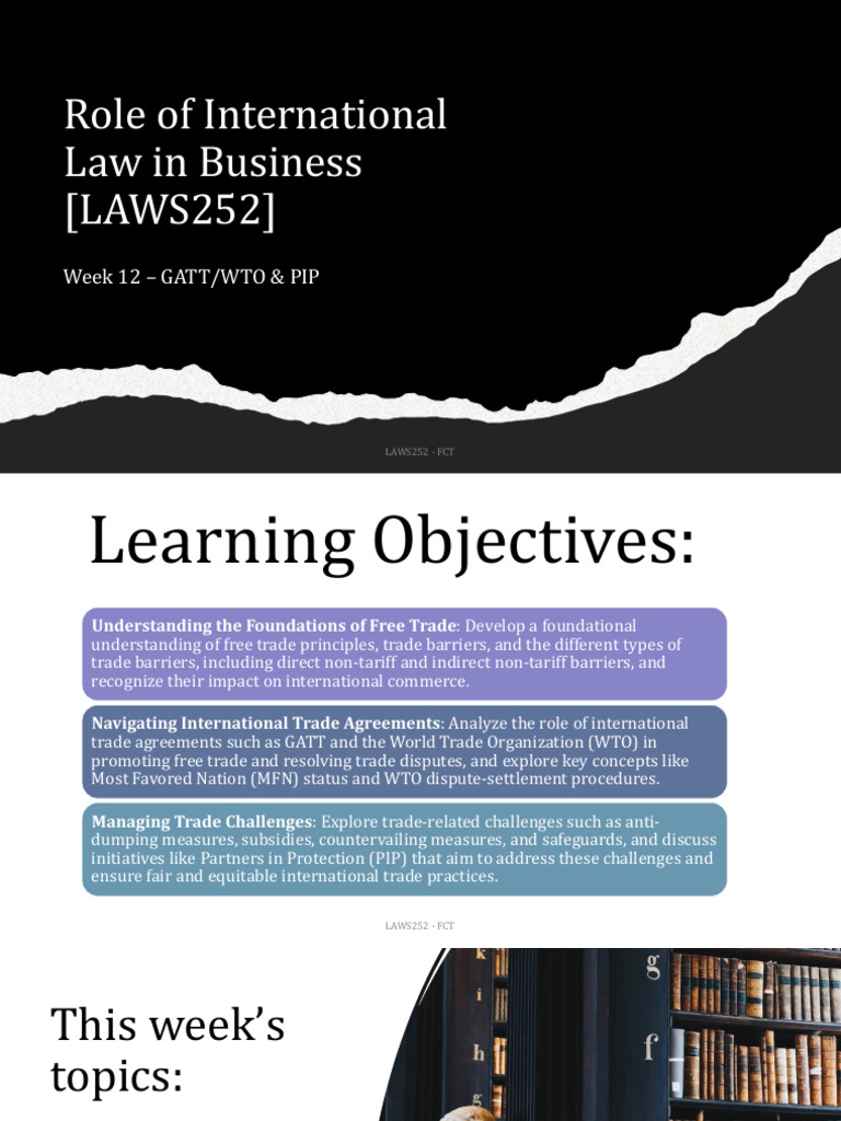 Understanding Trade Barriers and PIP | PDF | Dumping (Pricing Policy ...