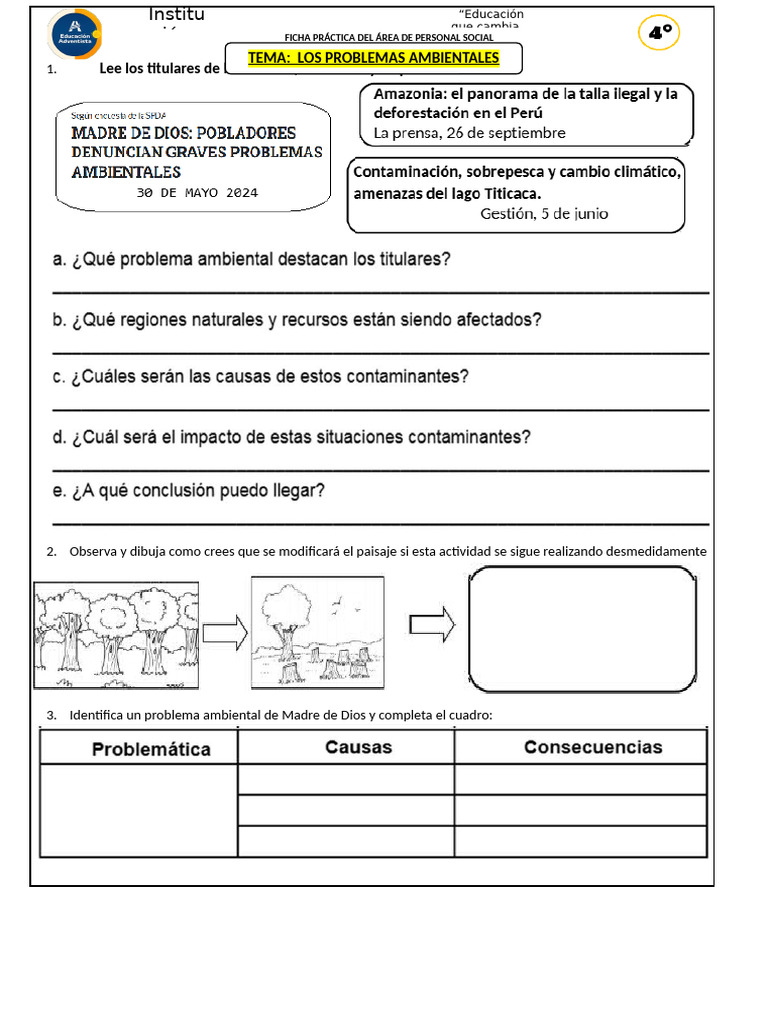 Problemas Ambientales en Educación Social | PDF | Crecimiento personal ...
