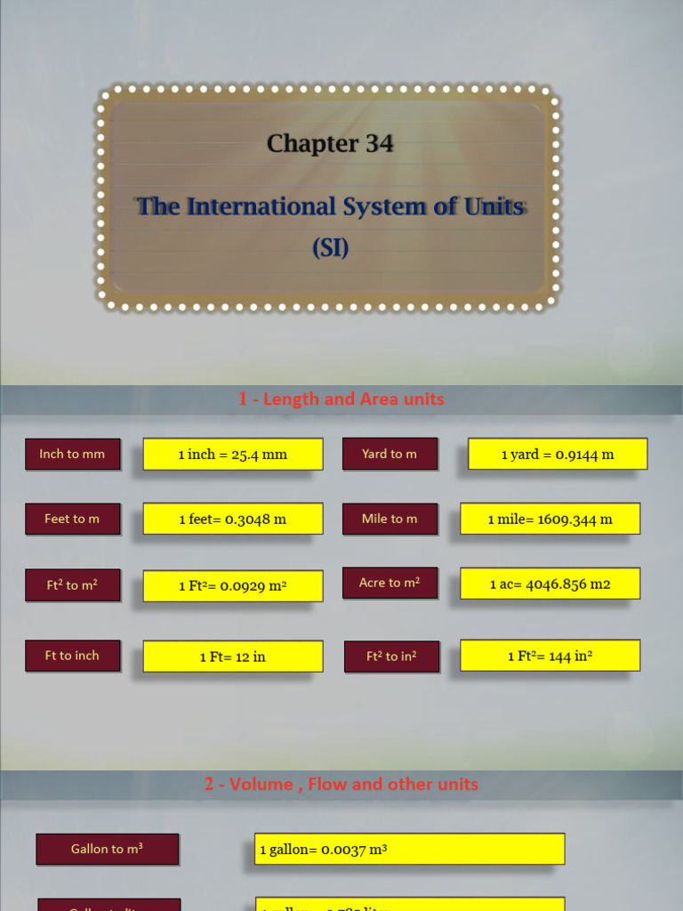 Unit Conversion Guide: Length, Area, Volume | PDF