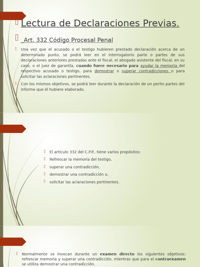 332 y Clausura | PDF | Testigo | Fiscal
