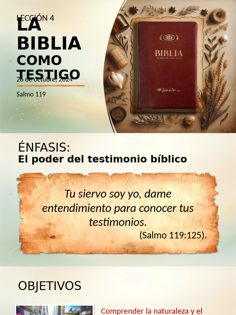 El Poder del Testimonio Bíblico | PDF | Biblia | Testimonio