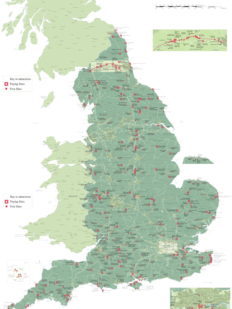 Overseas Visitor Pass Map of UK World Heritage Sites | PDF