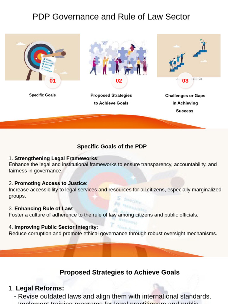 PDP Governance and Rule of Law Sector | PDF | Governance | Rule Of Law