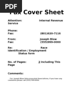 4.Cover Sheet Fax for 8832