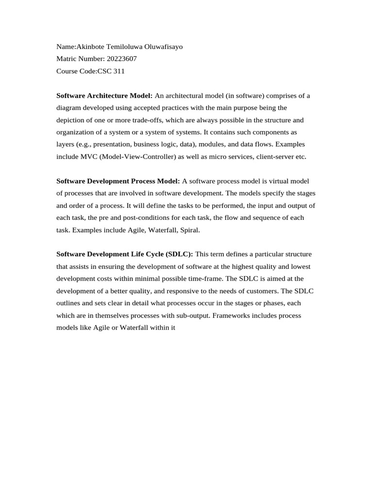 CSC 311 Assignment Week 2 | PDF | Art | Computers