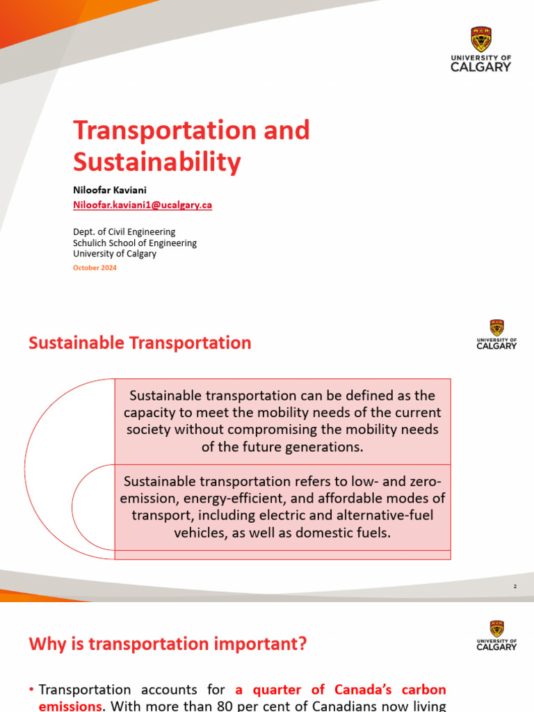 Sustainable Transportation Solutions Explained | PDF | Transport ...