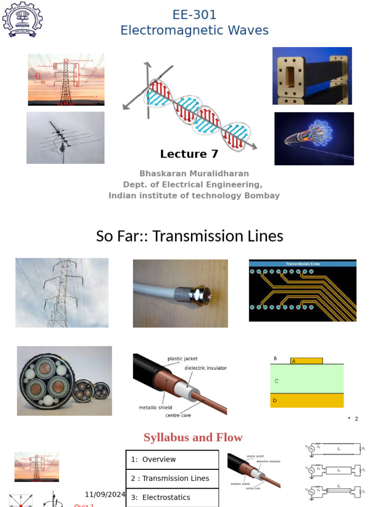 EE 301 Lec7 2024 | PDF | Electrostatics | Maxwell's Equations