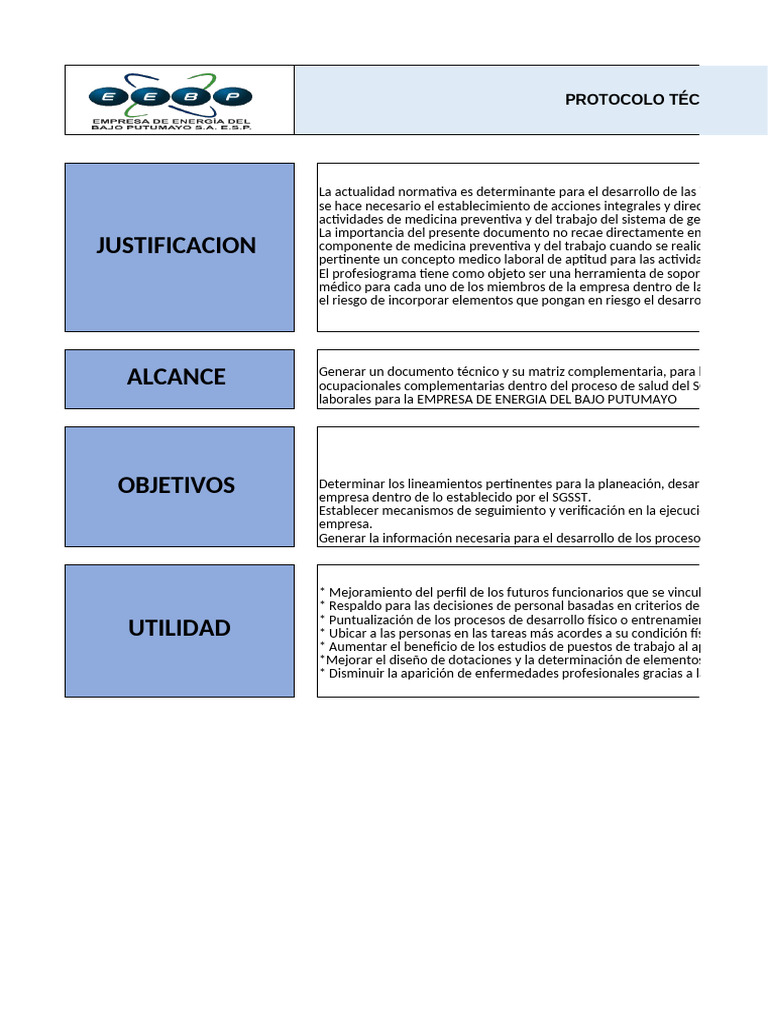 Protocolo de Medicina Preventiva EEBP | PDF | Business | Seguridad y ...