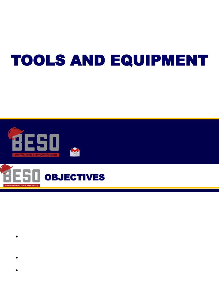 Hand and Power Tools Safety Guide | PDF | Tools | Screw