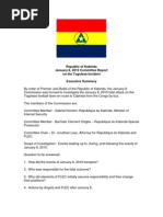 January 8 Executive Report On Angolan State Terrorism