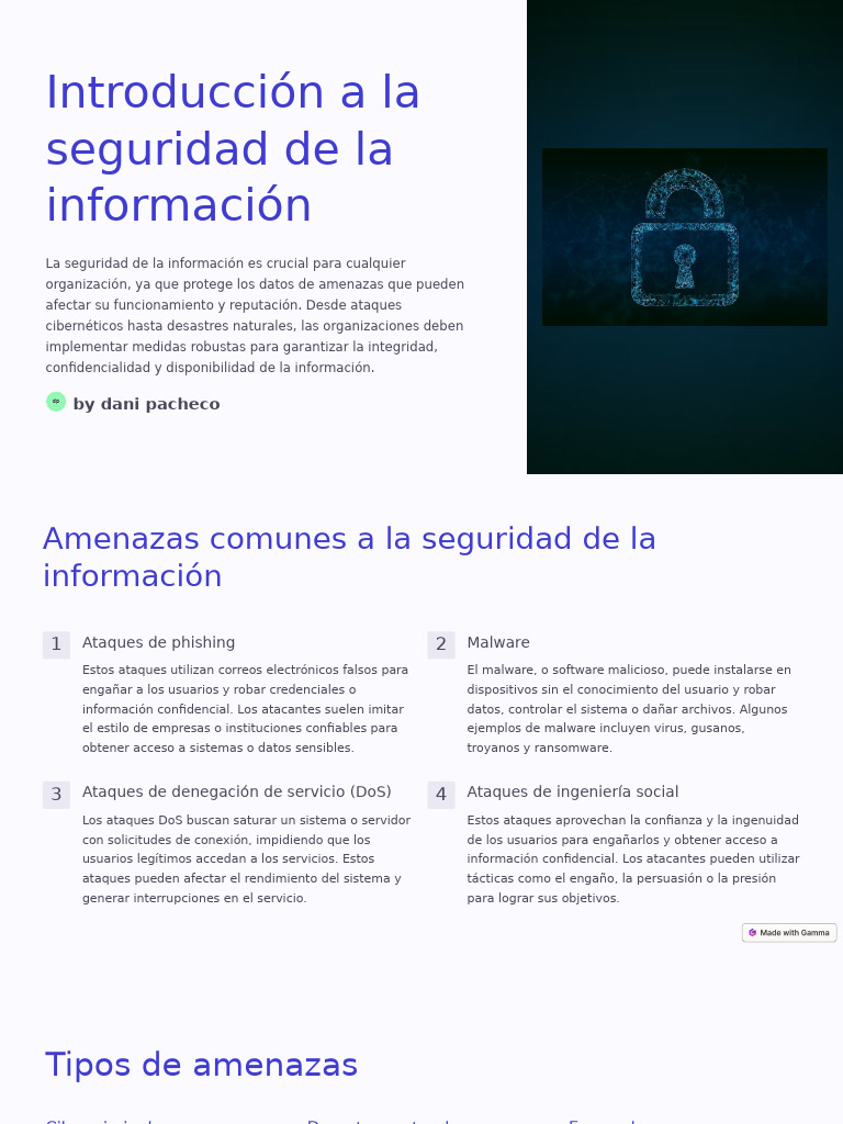 Introduccion A La Seguridad de La Informacion | PDF | Seguridad | La ...