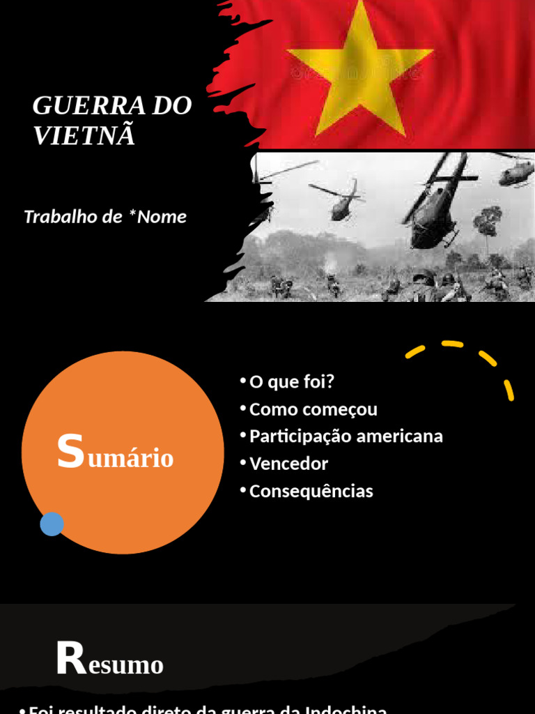 Resumo da Guerra do Vietnã | PDF | Esportes e Recreação