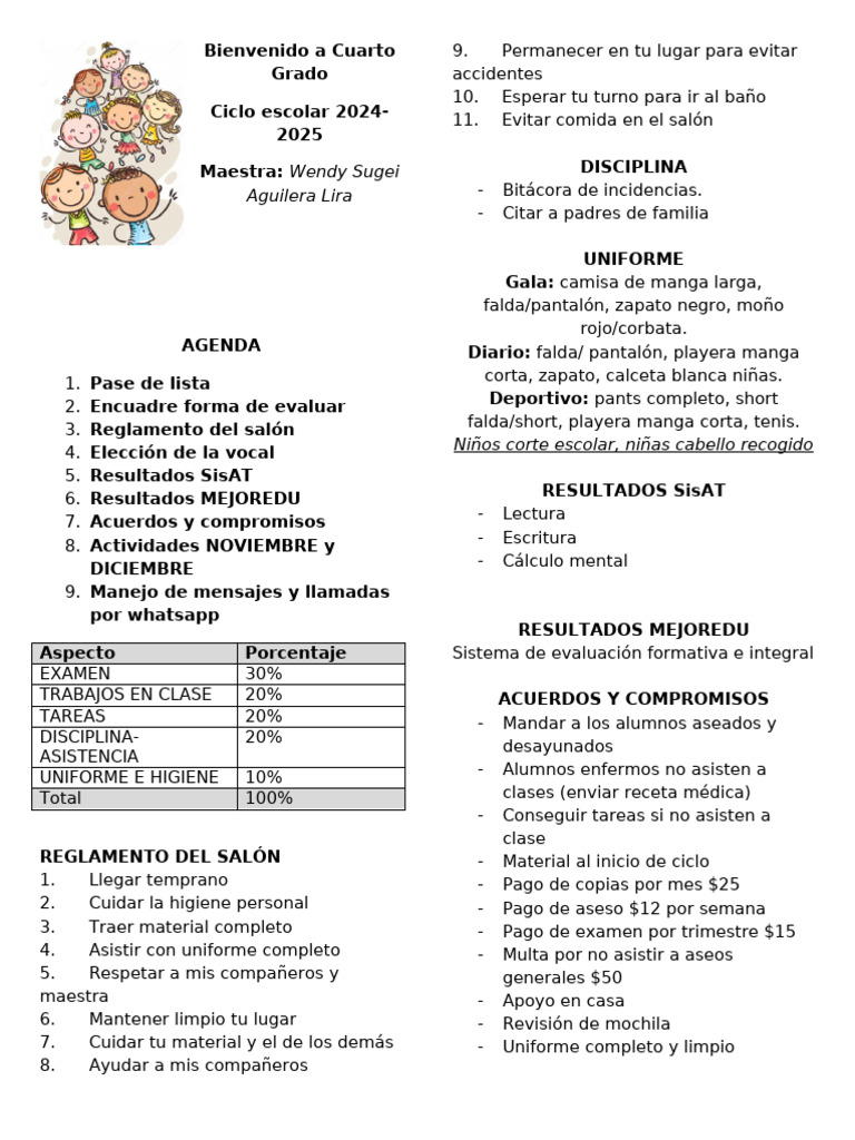 Junta de Padres de Familia | PDF