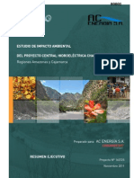 Odebrecht - Proyecto Hidroenergetico Chadin 2 - Resumen Ejecutivo (Español) 