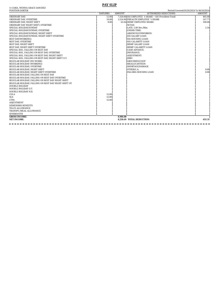 Erpsp1 Index - PHP Fe Payslip Payslippreview | PDF | Public Finance |  Taxation
