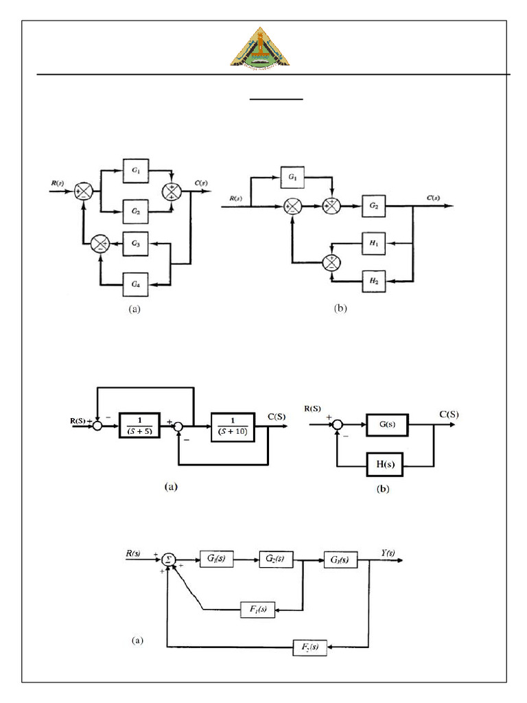 Control Systems Problem Set | PDF | Teaching Methods & Materials ...