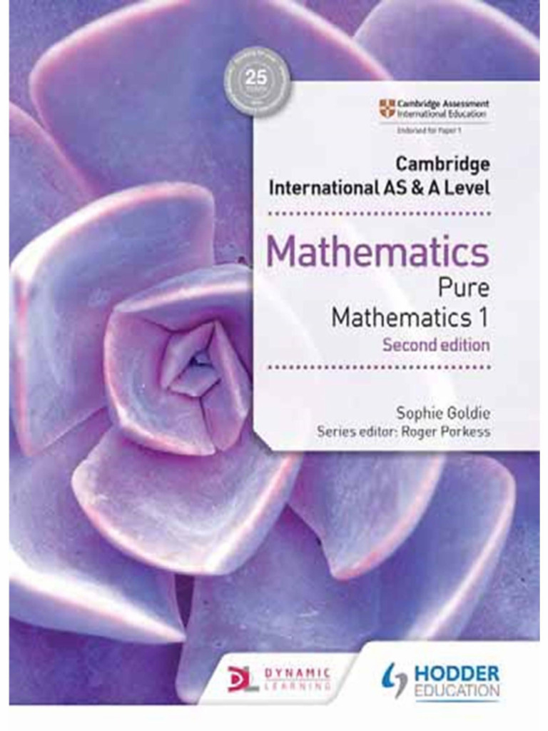 2018-Cambridge International As&a Level Mathematics Pure Mathematics 1 ...