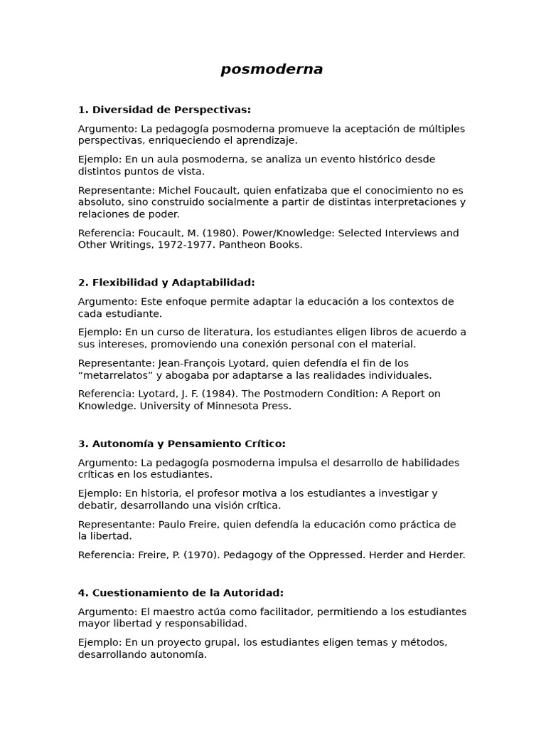 Posmoderna Debate | PDF | Educación en artes liberales | Cognición