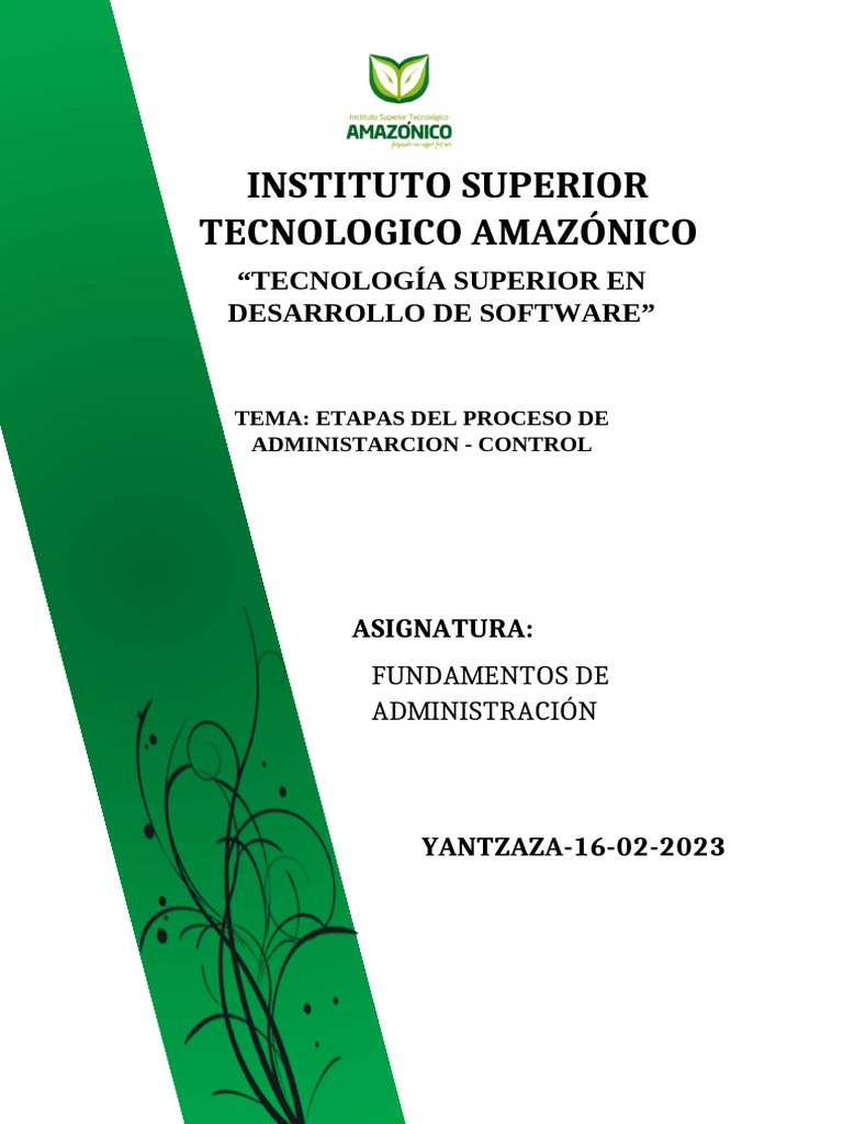 Control | PDF | Business | Planificación
