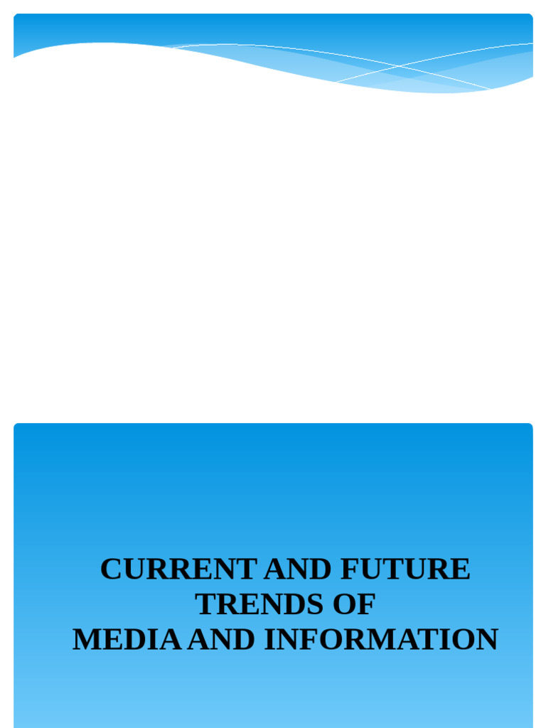 Current and Future Trends of | PDF | Smartwatch | Smartphone