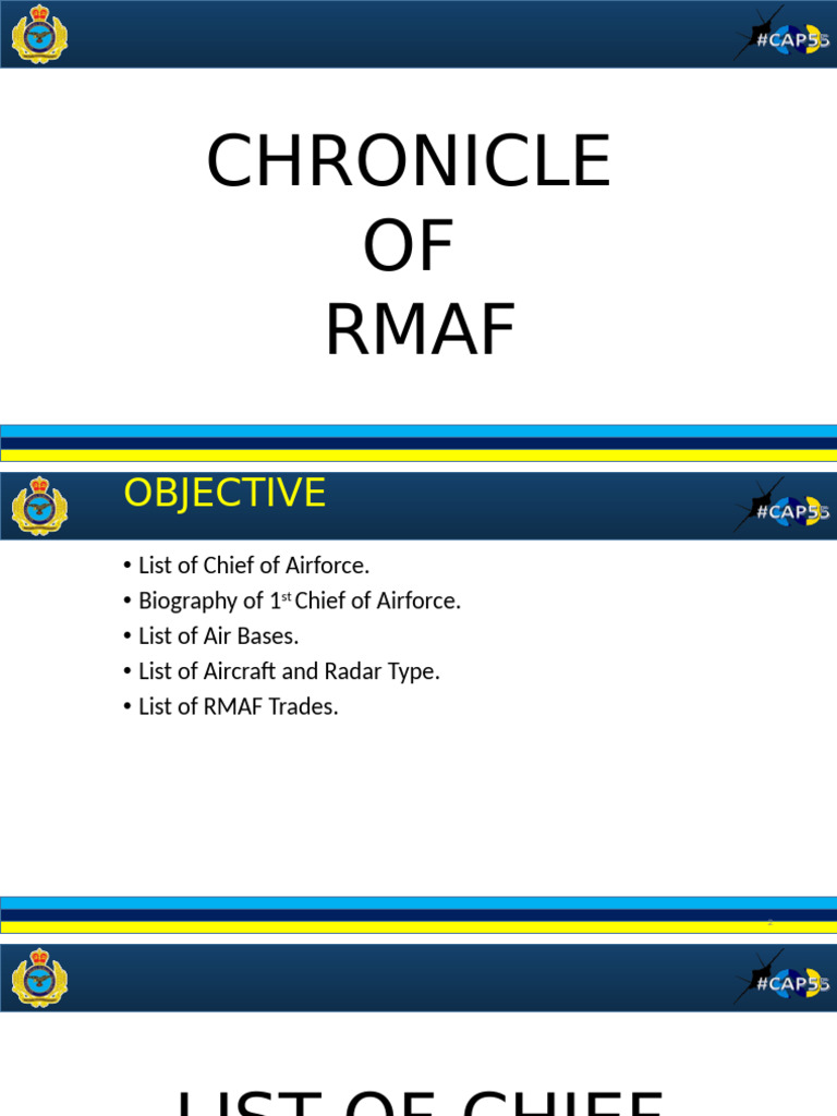 RMAF Leadership and Assets Overview | PDF | Aviation | Military Aviation