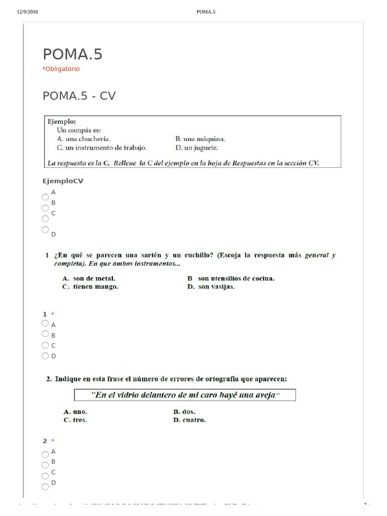POMA.5 Document Overview and Examples | PDF