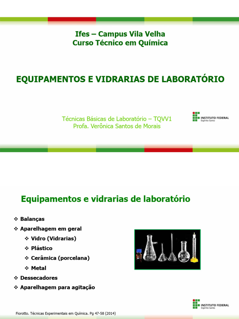 Aula 07 (Equipamentos e Vidrarias de Laboratório) | PDF | Óculos | Química