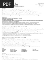 Bob Zavala Resume