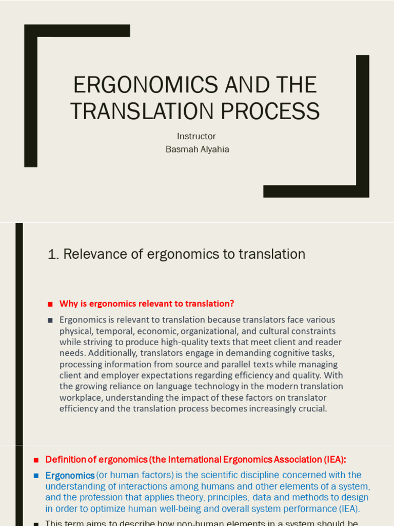 Ergonomic 2024 | PDF | Human Factors And Ergonomics | Human Communication