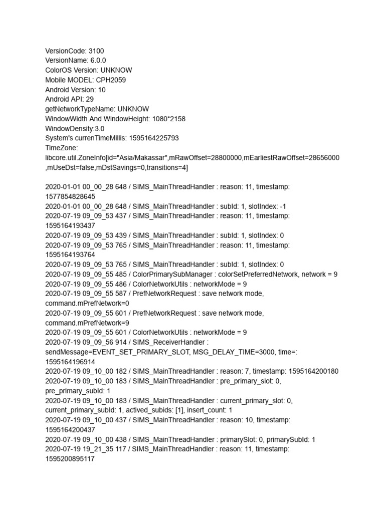 Android Network Log Analysis | PDF | Information Appliances | Software