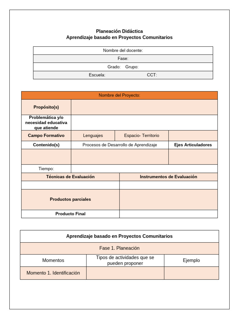 Planeación de Proyectos Comunitarios | PDF | Crecimiento personal y ...