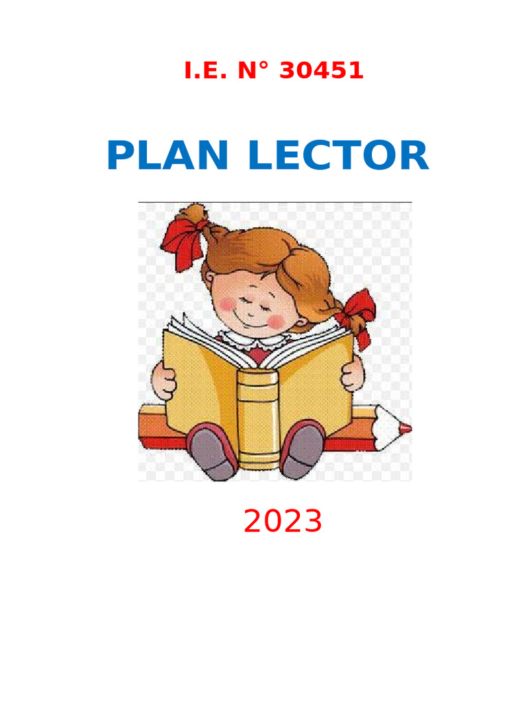 Plan Lector 2023 | PDF | Salón de clases