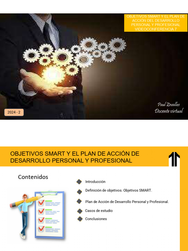 Módulo 6 - Semana 7 | PDF | Desarrollo personal | Objetivo