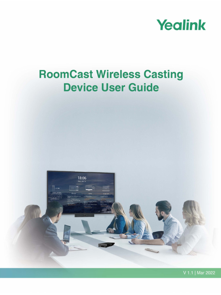 YEALINK RoomCast Wireless Presentation System | PDF | Wi Fi | Digital ...