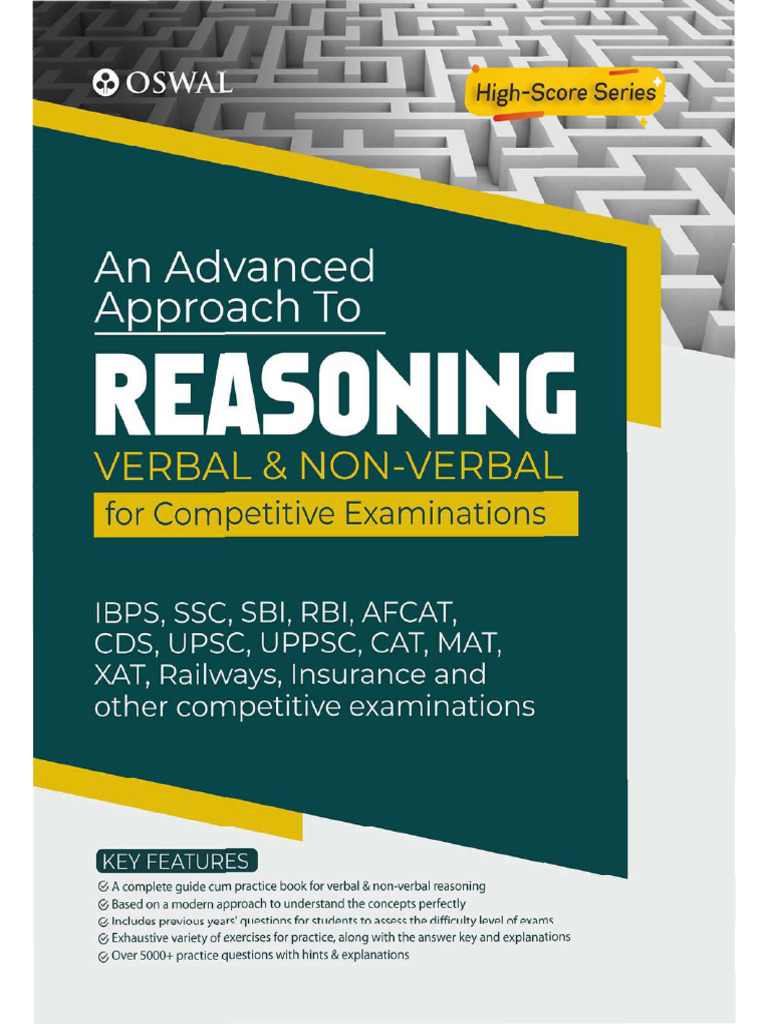 Demo 50 An Advanced Approach To Verbal NonVerbal Reasoning