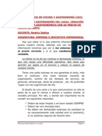 Carta Del Local y Ratios de Consumo (Cg2)