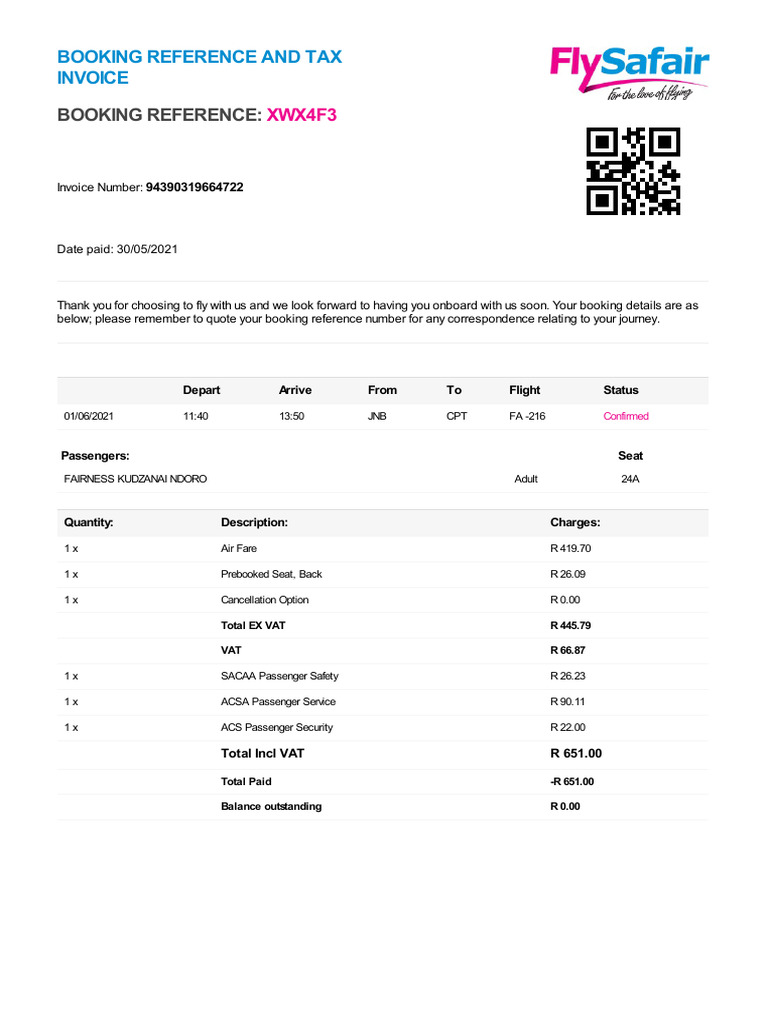 XWX4F3 | PDF | Baggage | Value Added Tax