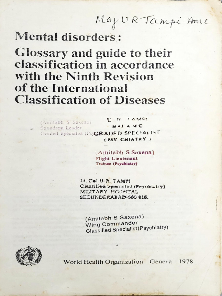 ICD 9 Sharma Sir | PDF