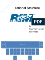 Organisational Structure of RIM