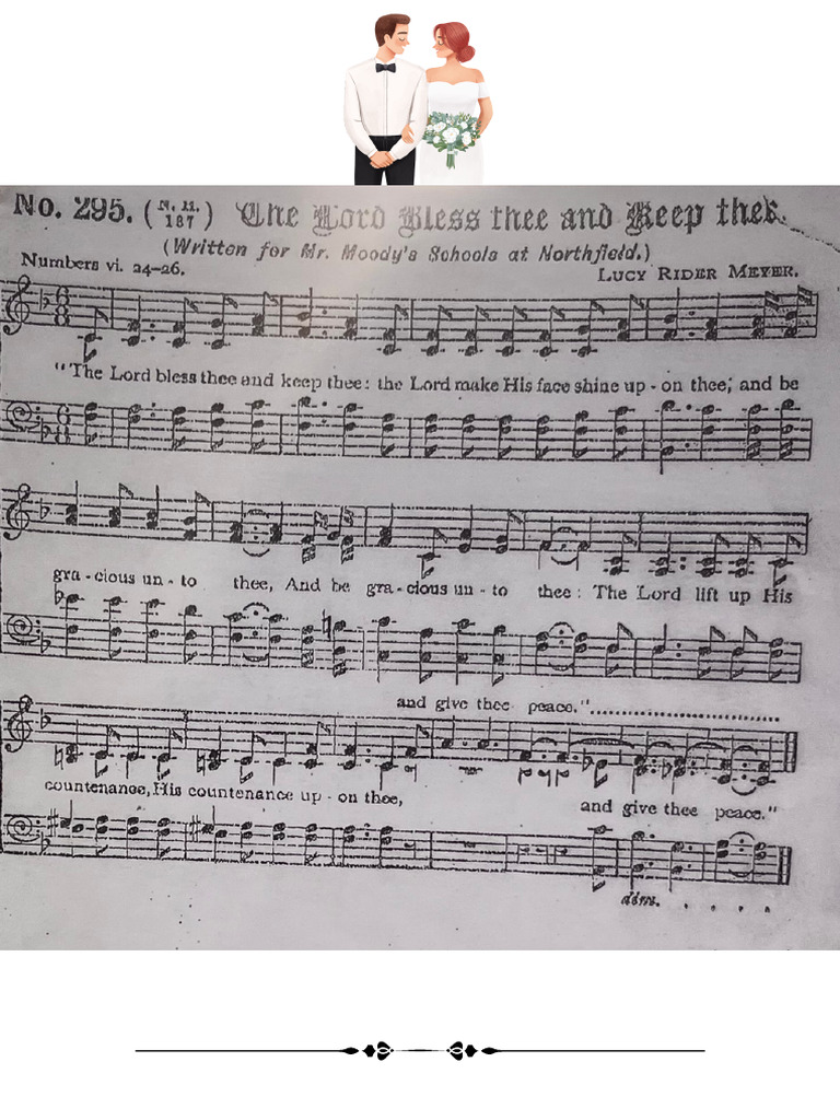 The Lord Bless Thee and Keep Thee | PDF