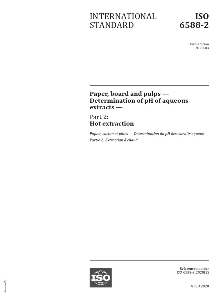Iso 6588-2 | PDF | Ph | International Organization For Standardization