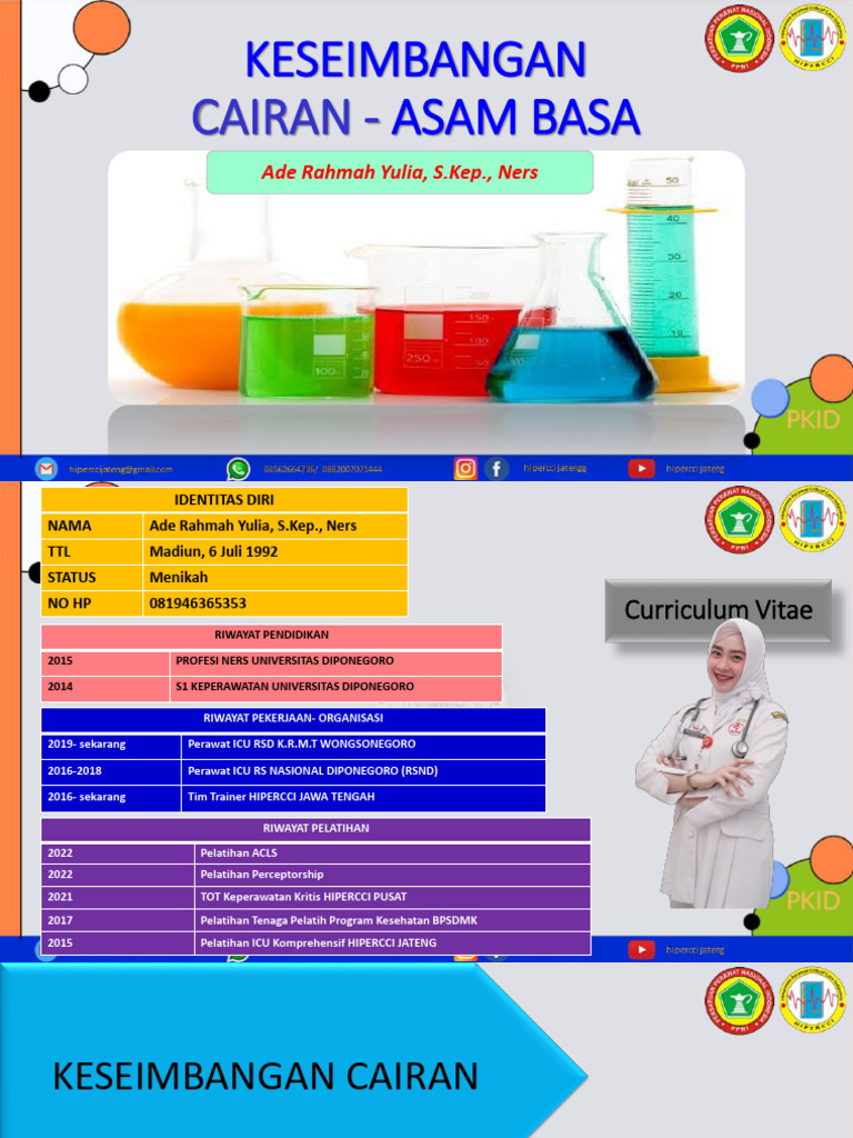 Pkid Keseimbangan Cairan Dan Asam Basa Peserta | PDF