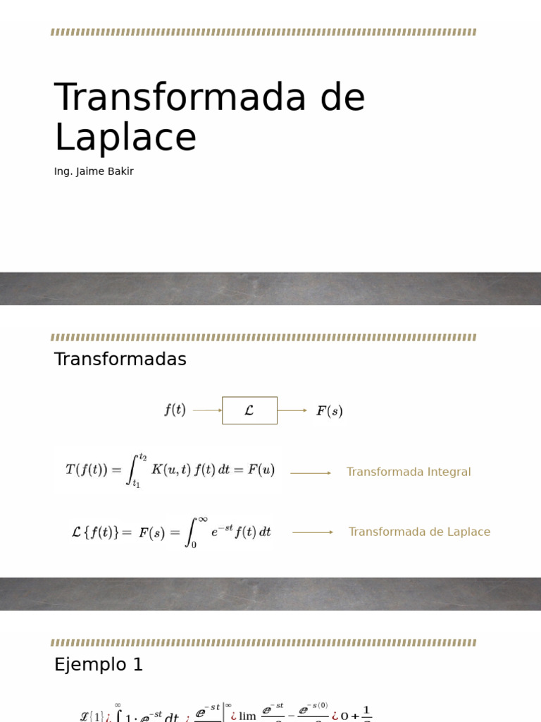 Transformada de Laplace | PDF | Factorización | Análisis funcional