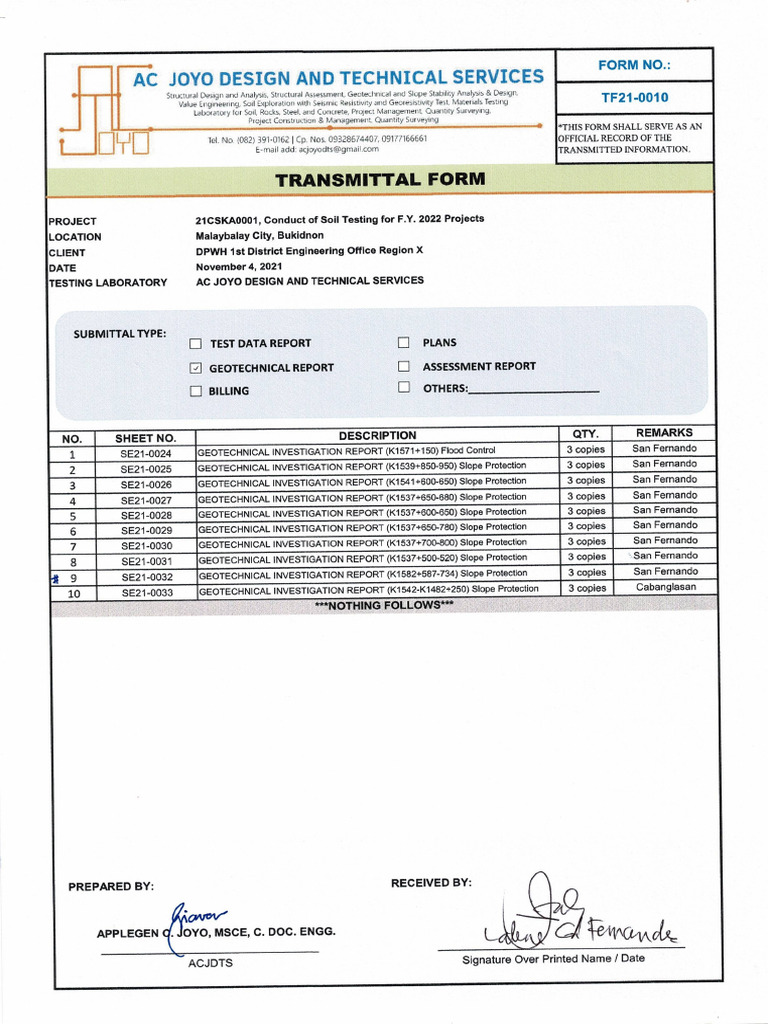TF21-0010 To 0011 | PDF