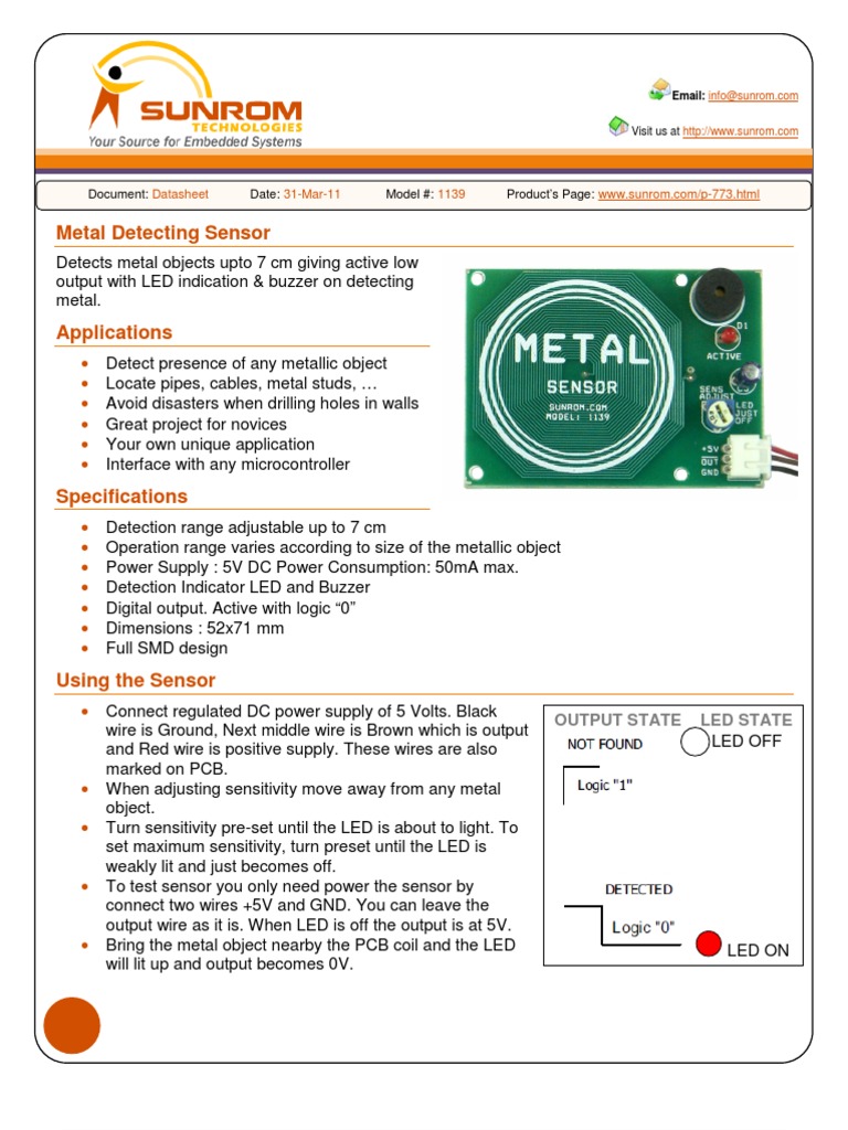 Metal Detector | PDF | Technology & Engineering