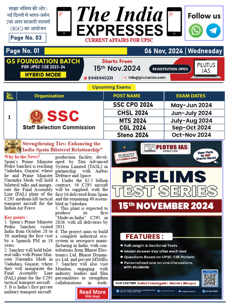 The Indian Exp 06 Nov, 2024 | PDF