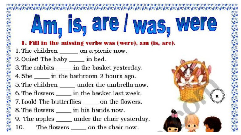 Am Is Was Were | PDF
